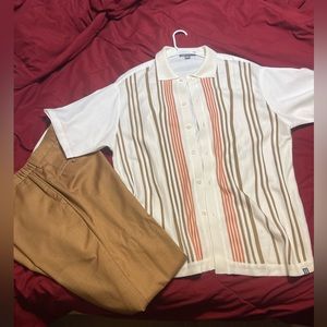 Silversilk Shortsleeved Dress Set! Great Condition!